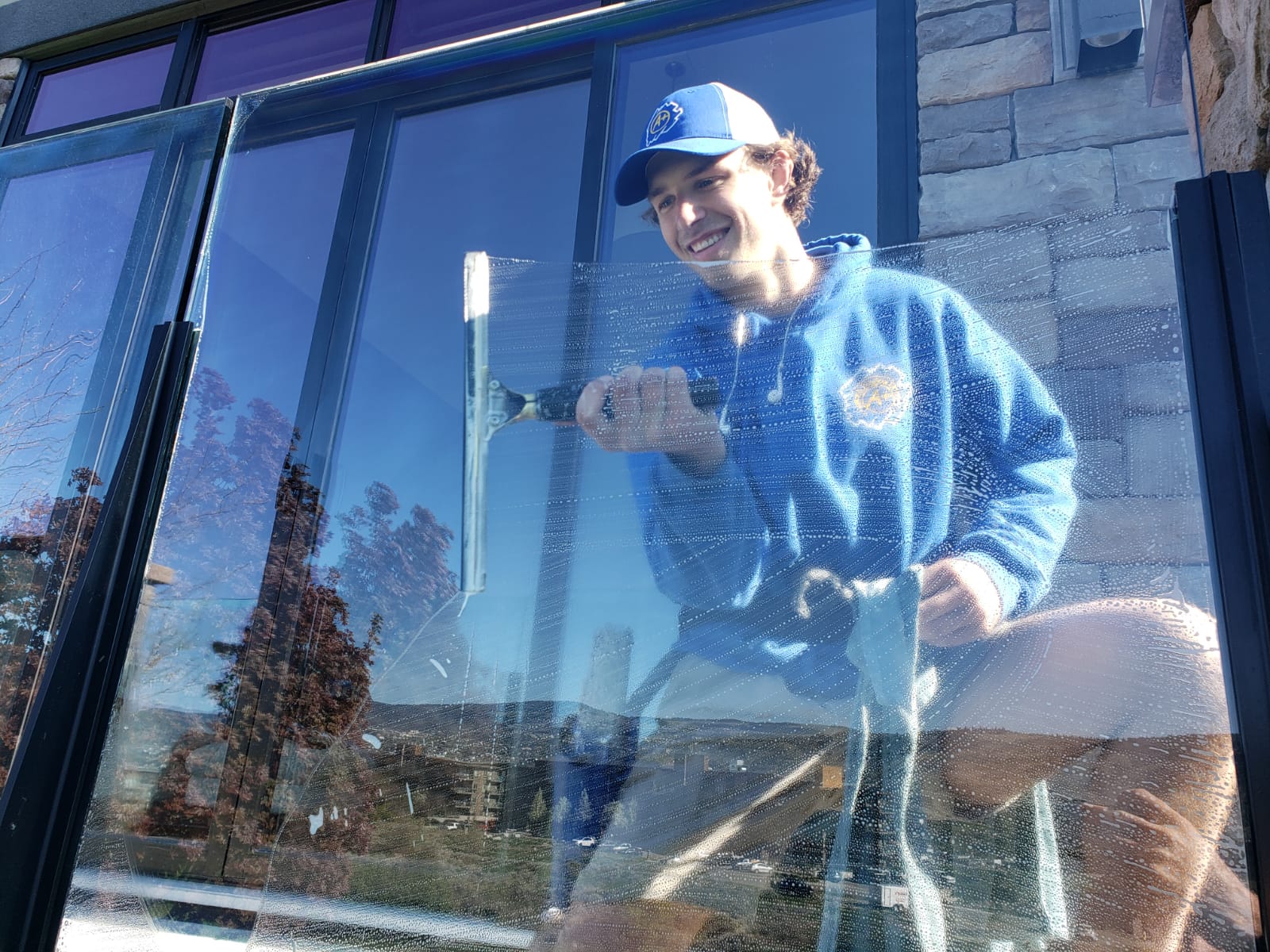 Ryan Cleaning Deck Windows