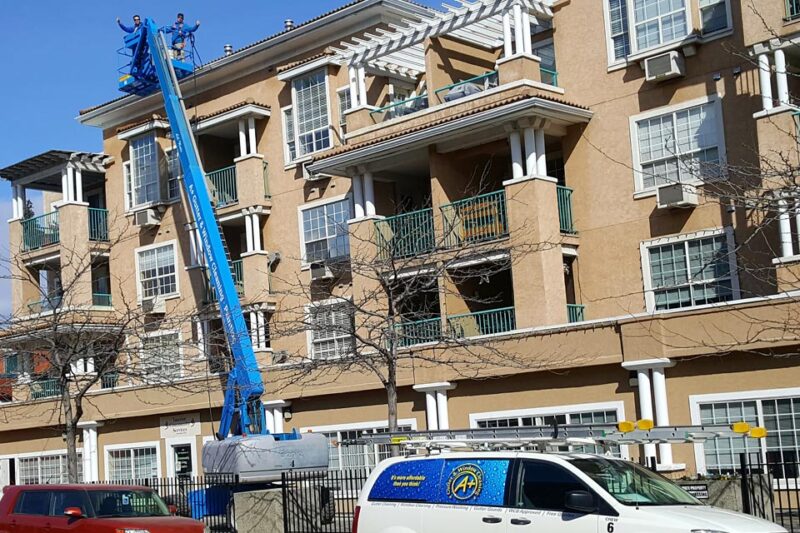 Man Lift Access A+ Gutter & Window Cleaning Kamloops & Salmon Arm, B.C.